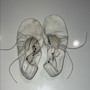 Capezio White Kids Ballet Flats